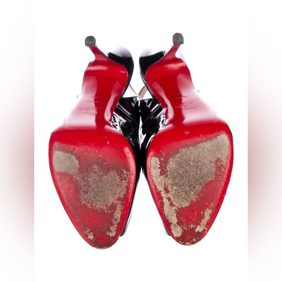 Christian Louboutin sling back heels in size 9 - Picture 6 of 7